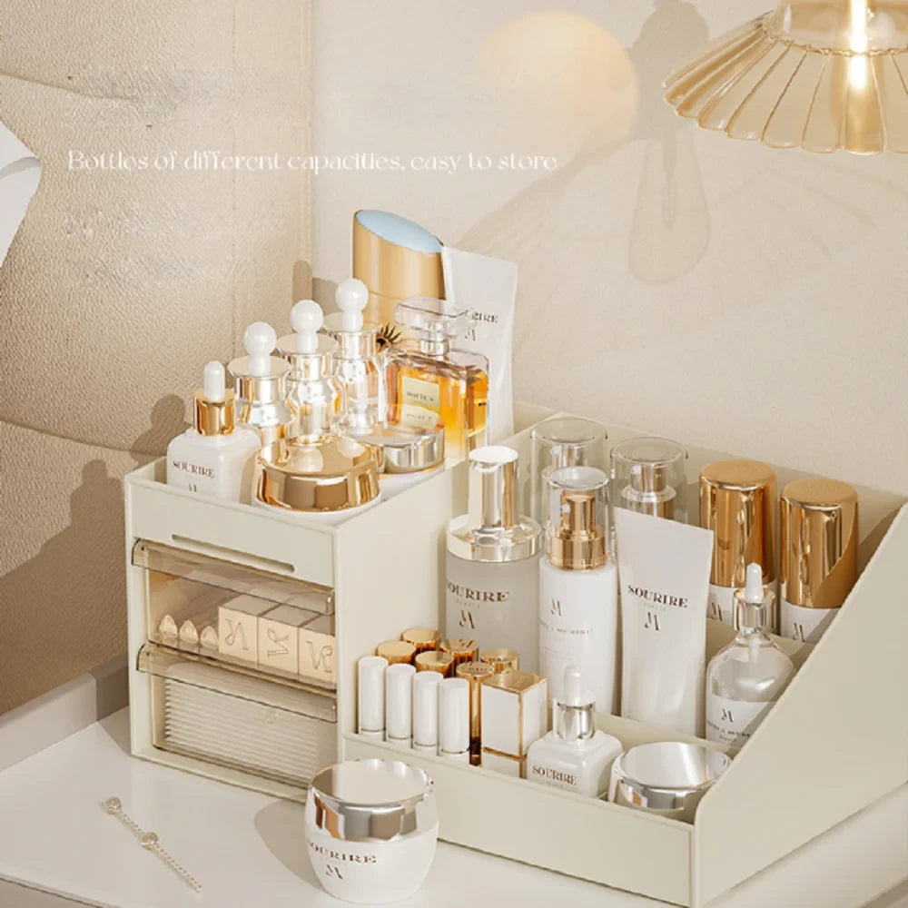 Clear Vanity Drawer Makeup Organizer